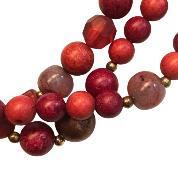 Triple Layered Bead Necklace - Image 6